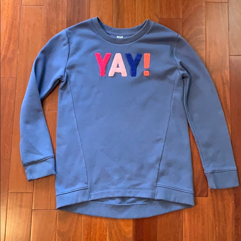 Girls tunic sweatshirt - size 10/11 LG